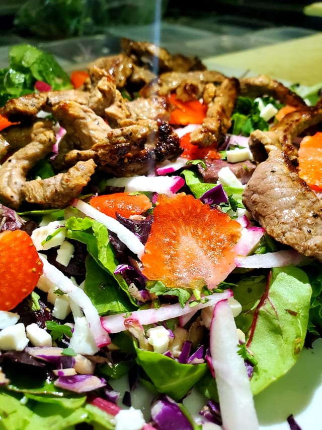 Berries & Greens Salad.