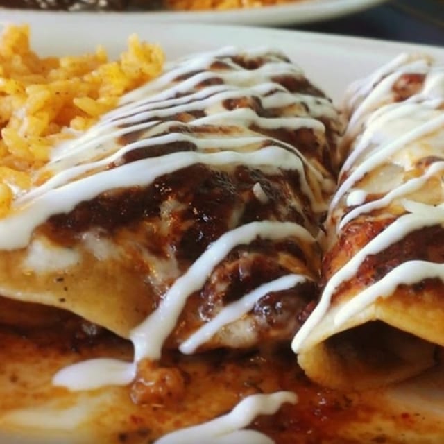 Salmon Enchiladas.