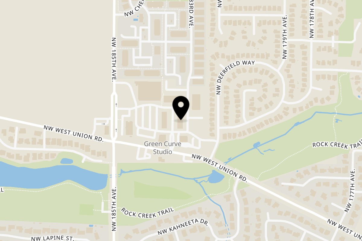 Map showing the location of Allan's Authentic Mexican Restaurant on 18305 NW West Union Rd in Portland